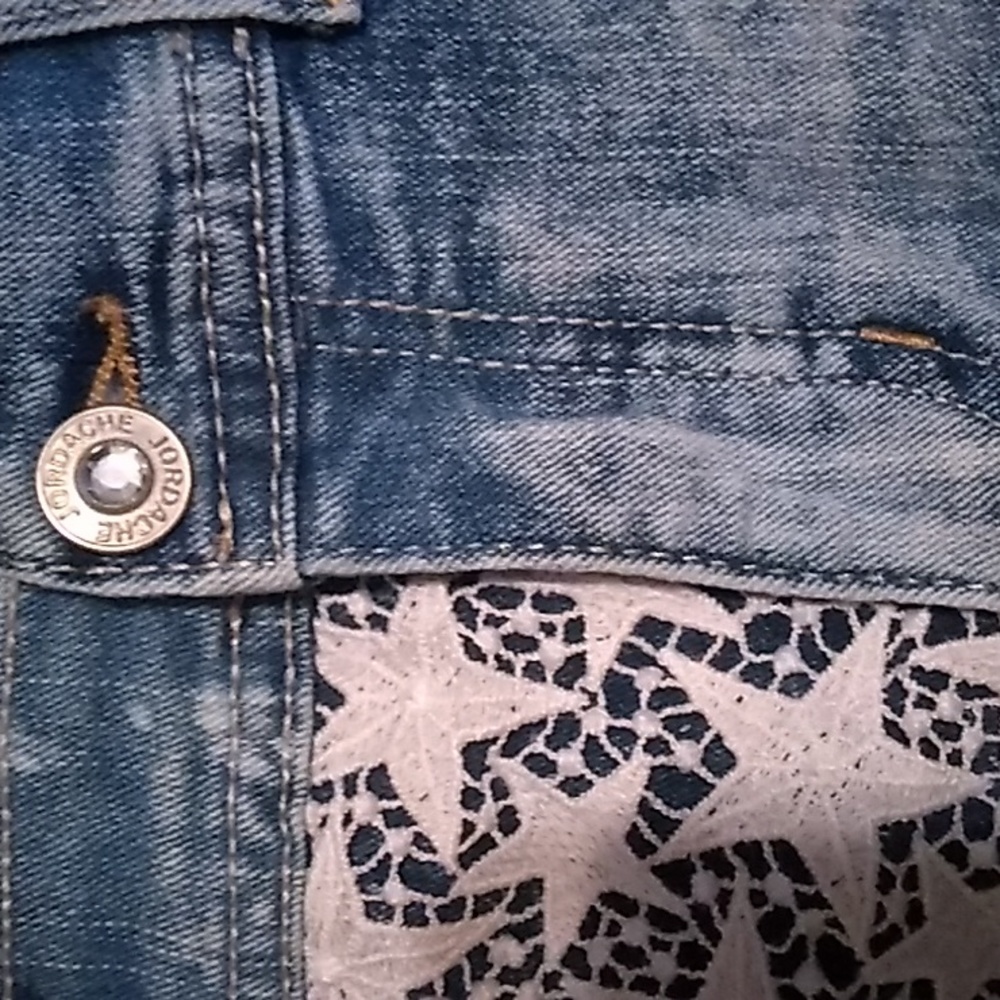 Jordache SIZE 10 Girls Blue Denim Shorts - Picture 4 of 7